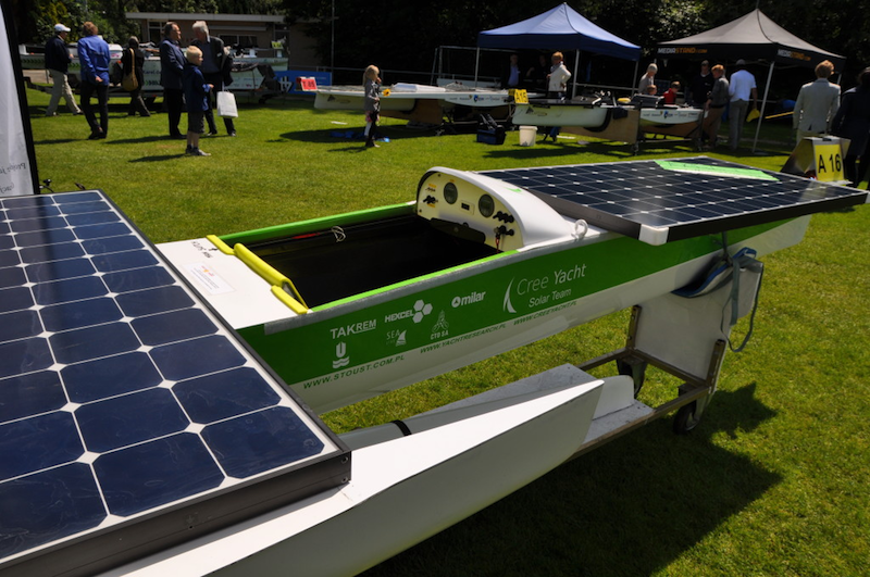 SCIGRIP solar boat successfully completes sea trials